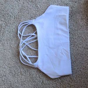 Athleta White sports bra